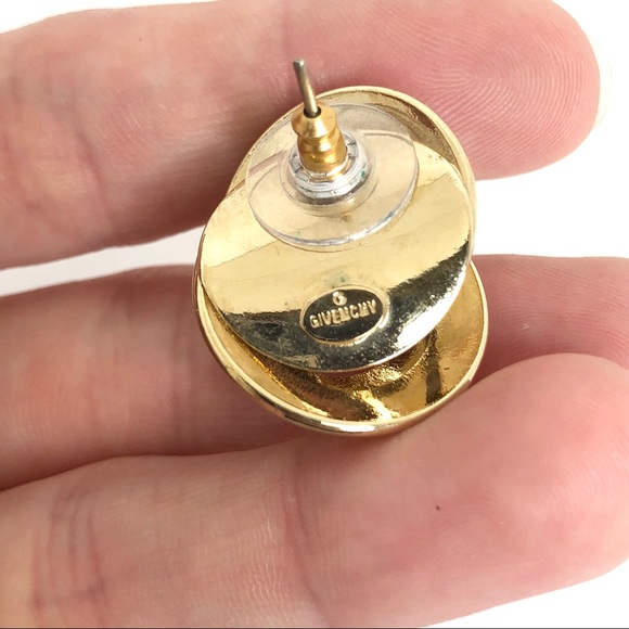 Vintage Givenchy knot gold tone earrings - Picture 4 of 4